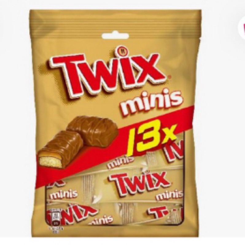 TWIX特趣迷你焦糖夾心巧克力130 g