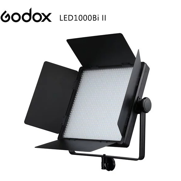 二手 Godox 神牛 LED1000Bi II 雙色溫含金屬擋光片/U型架 LED補光燈 錄影燈 DMX｜LEC100