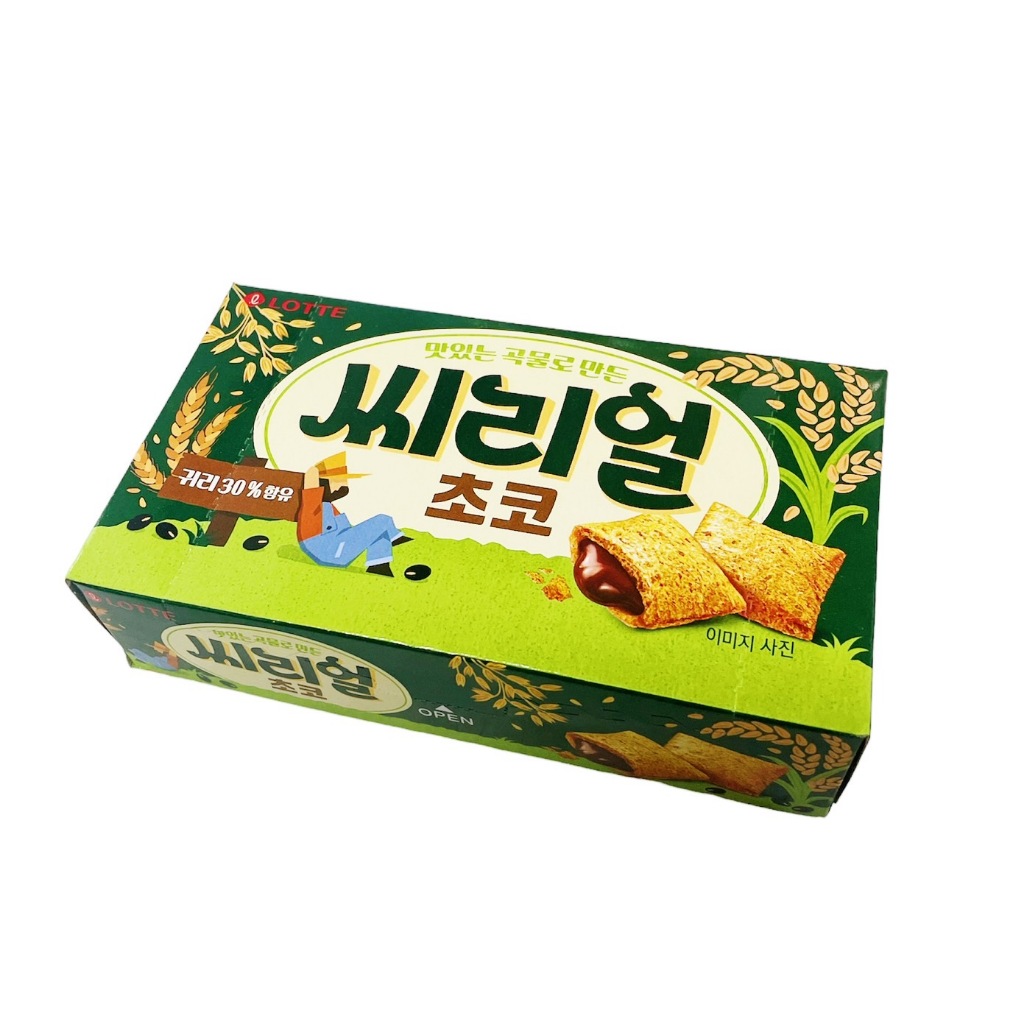 清檸の小舖✨(即期良品）韓國樂天穀物口袋餅（巧克力風味）42g
