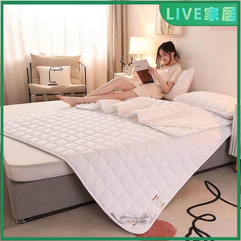 純棉加厚床墊 可機洗 保潔墊 床包 床單 防滑 抗菌防蟎 涼感 隔尿 單人/雙人/加大/特大