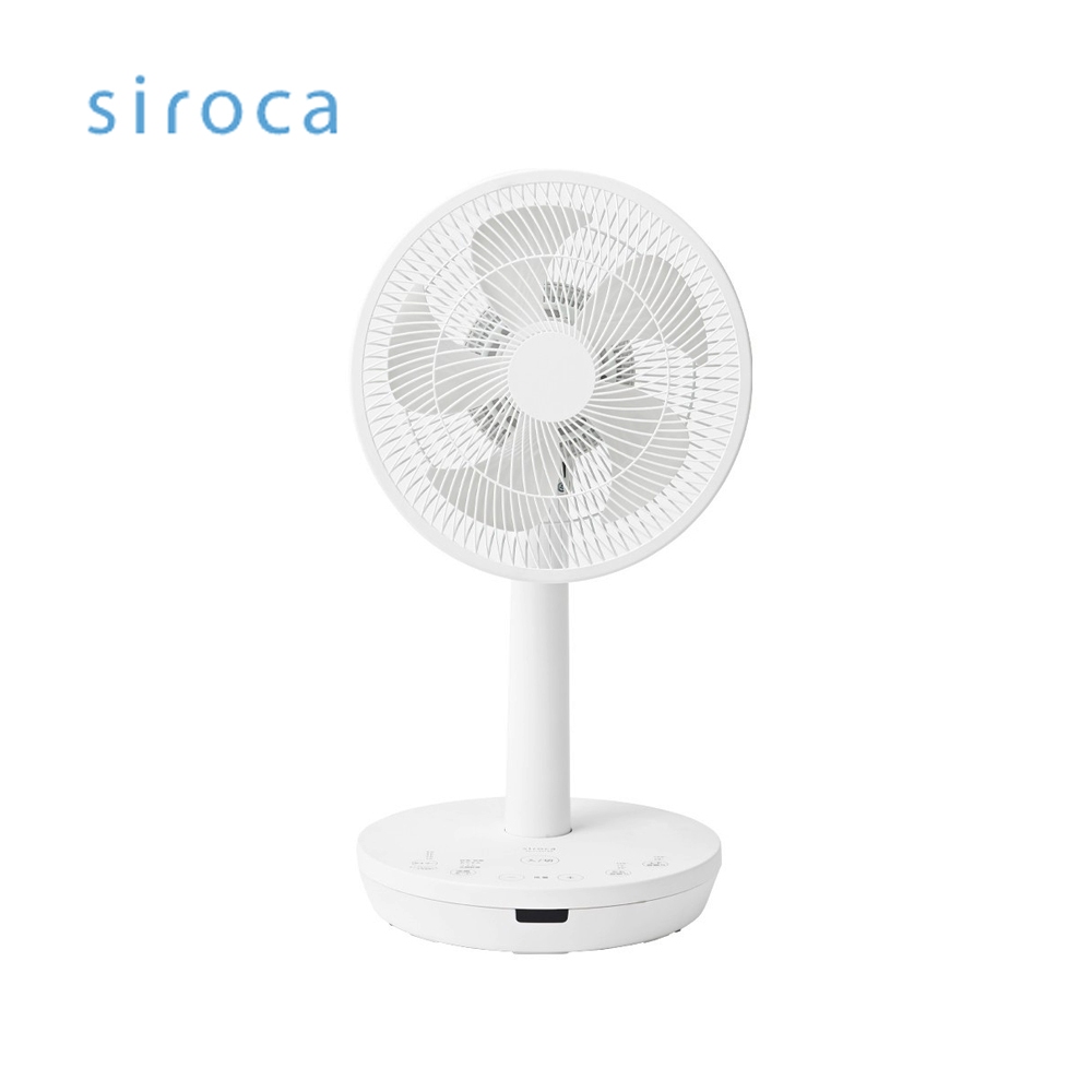 【Siroca】 3D靜音風扇 智慧溫控 低噪音 8段風量 附遙控器 SF-TI2710