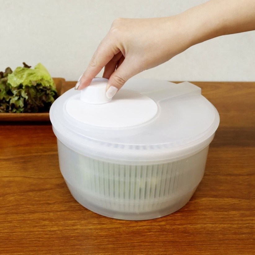 Home Tune家音 日本正品3COINS蔬果沙拉脫水器｜脫水器 蔬果脫水器 沙拉 生菜脫水器【J-3C002】