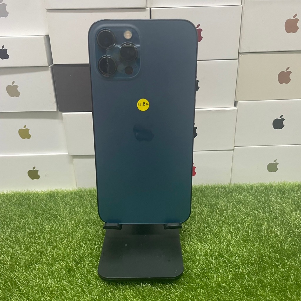 【外觀漂亮】APPLE iPhone 12 PRO MAX 256G 6.7吋 藍色 新北 板橋 手機 可自取 1182