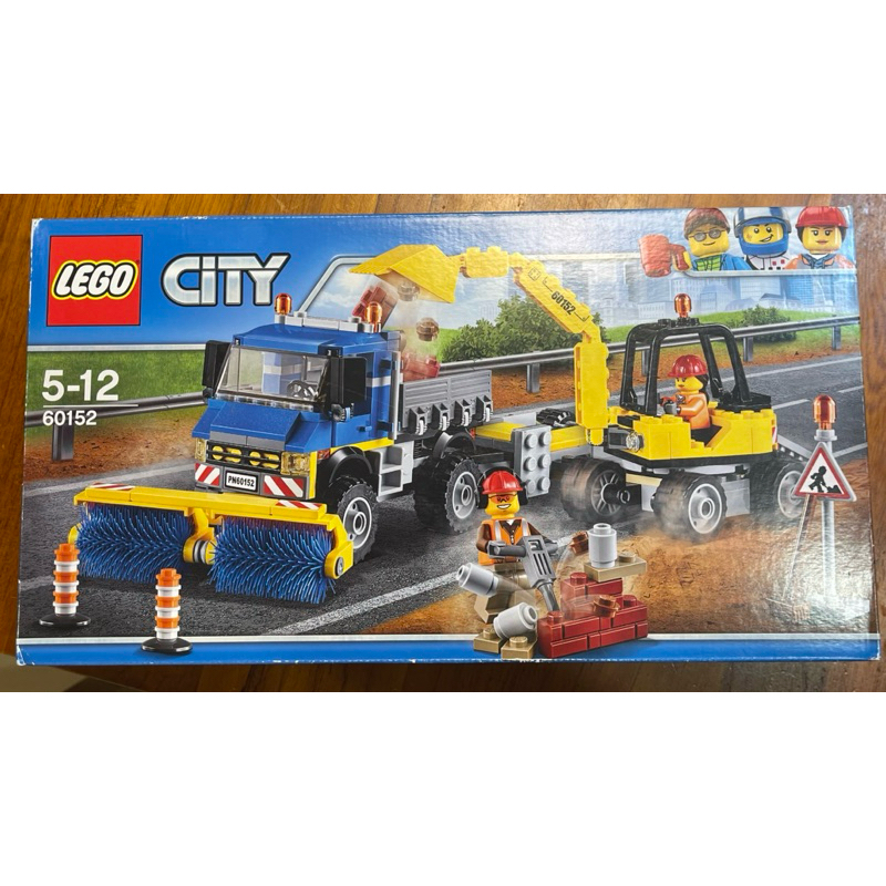 【絕版品】  LEGO 60152 清掃機與挖土機 全新未拆封 城市系列