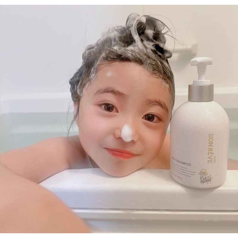 韓國 SONREVE 天然成分 兒童洗面乳200ml（3歲以上）