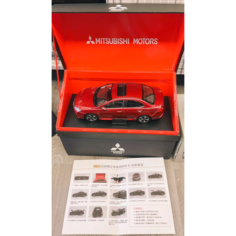 絕版1:18  Mitsubishi 三菱 Grand Lancer 模型車 汽車