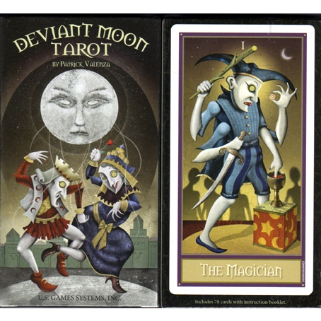 【牌的世界】原版 現貨月亮魔偶塔羅牌(經典版)(付中文) Deviant Moon Tarot