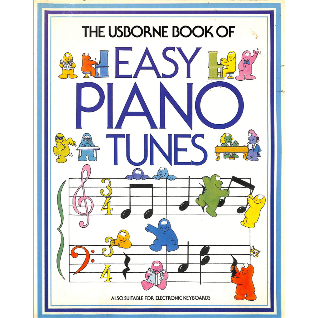 【150免運】【二手】【鋼琴樂譜】The Usborne Book of Easy Piano Tunes