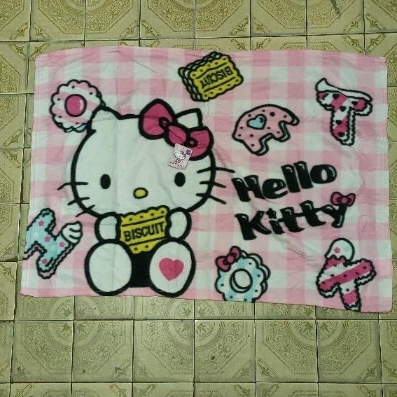 Hello kitty甜點世界毛毯
