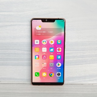 【現貨】SHARP AQUOS S3 高配版 6吋 6G/128G 黑色 指紋辨識 雙卡雙待 二手機 備用機