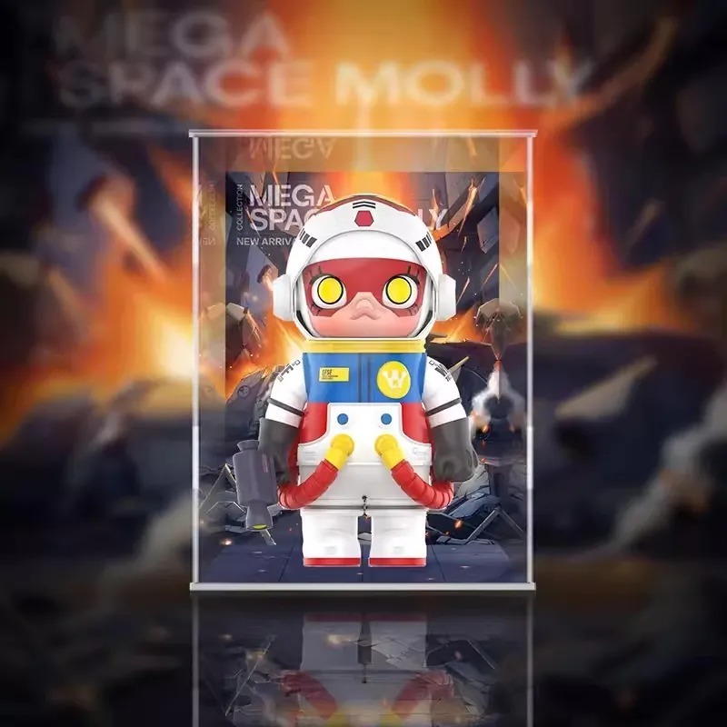 泡泡瑪特 MEGA SPACE MOLLY 1000% 機動戰士 鋼彈 RX78-2 展示盒  Pop Mart