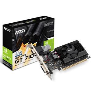 三入量販價微星MSI GT 710 2GD3 LP 顯示卡 ◆核心/記憶體： 954 MHz Core／204