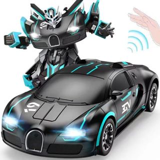 JJR/C 遙控 汽車 變形車 機器人 男孩 兒童 一鍵變形 多功能 玩具車 遙控車 賽車 生日 禮物