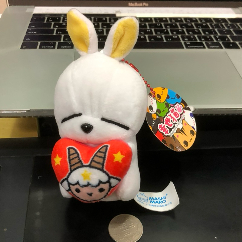mashi maro 韓國 賤兔 牡羊座 星座 造型 吊飾 填充 玩具 絨毛 娃娃 布偶 玩偶