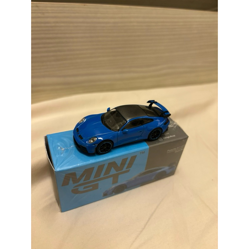 Mini gt 381 Porsche  gt3 藍色