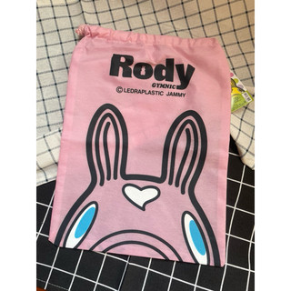 ✨全新 正品 Rody跳跳馬 束口收納袋 手提袋 超級粉紅色