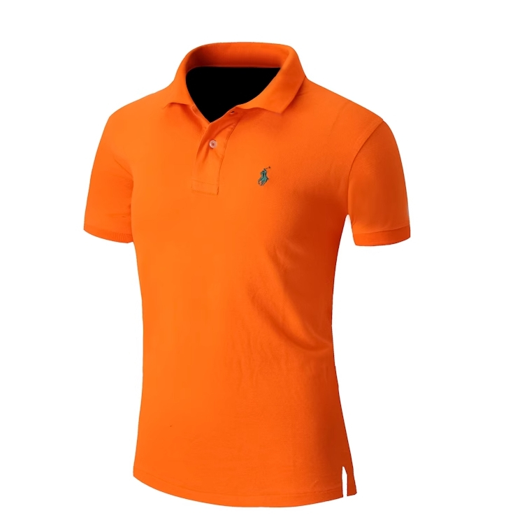 美國 Ralph Lauren  Polo  橘子色短袖馬球衫 M號 POLO衫 二手