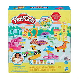 培樂多 Play-Doh 黏土 野生動物主題模具組 安全 無毒 食用色素 HF7213