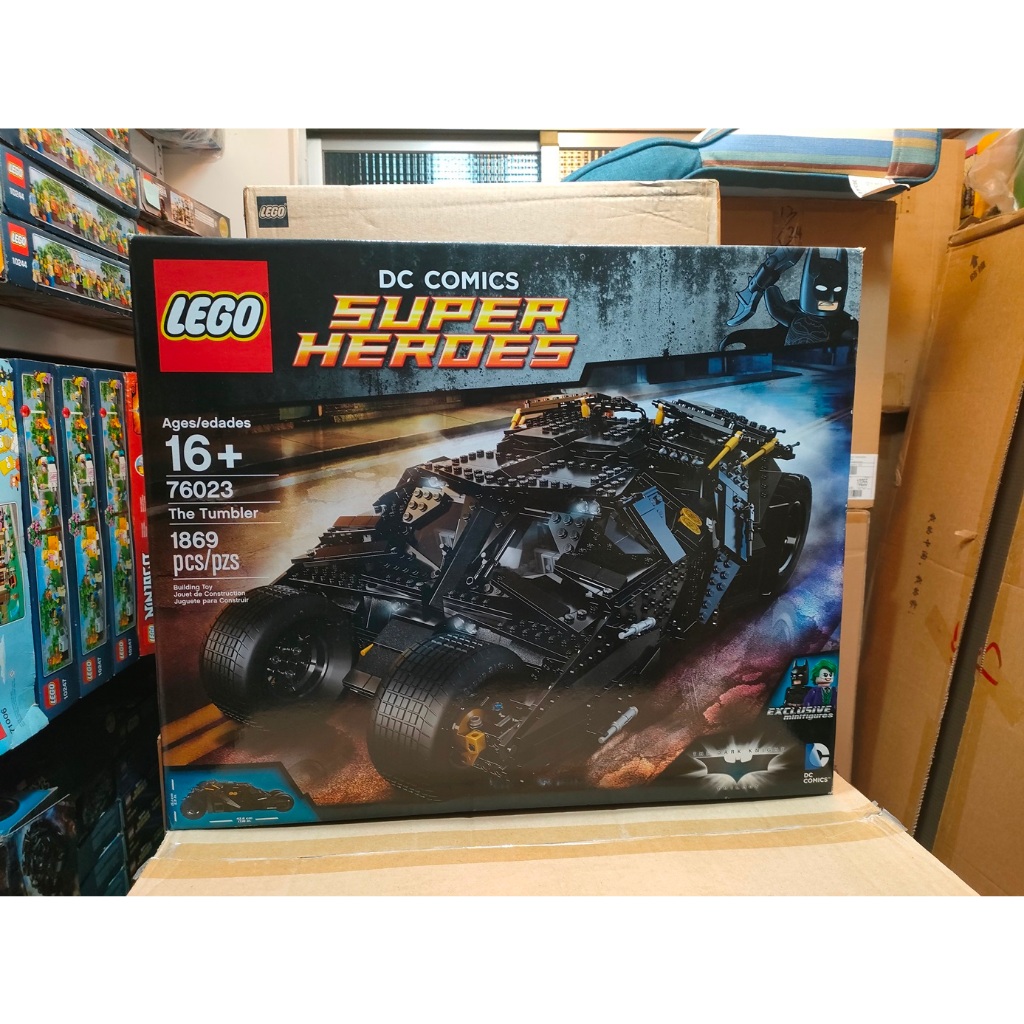 【玩樂高】LEGO 樂高 76023 經典蝙蝠車 拆盒黏回盒損品