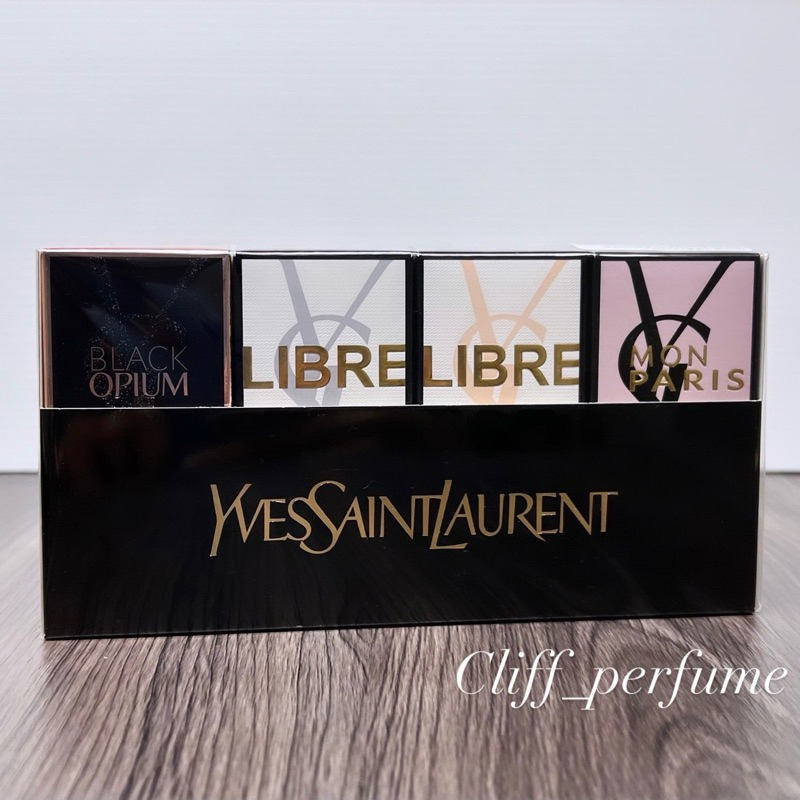 【克里夫香水店】YSL 經典女性四入小香禮盒