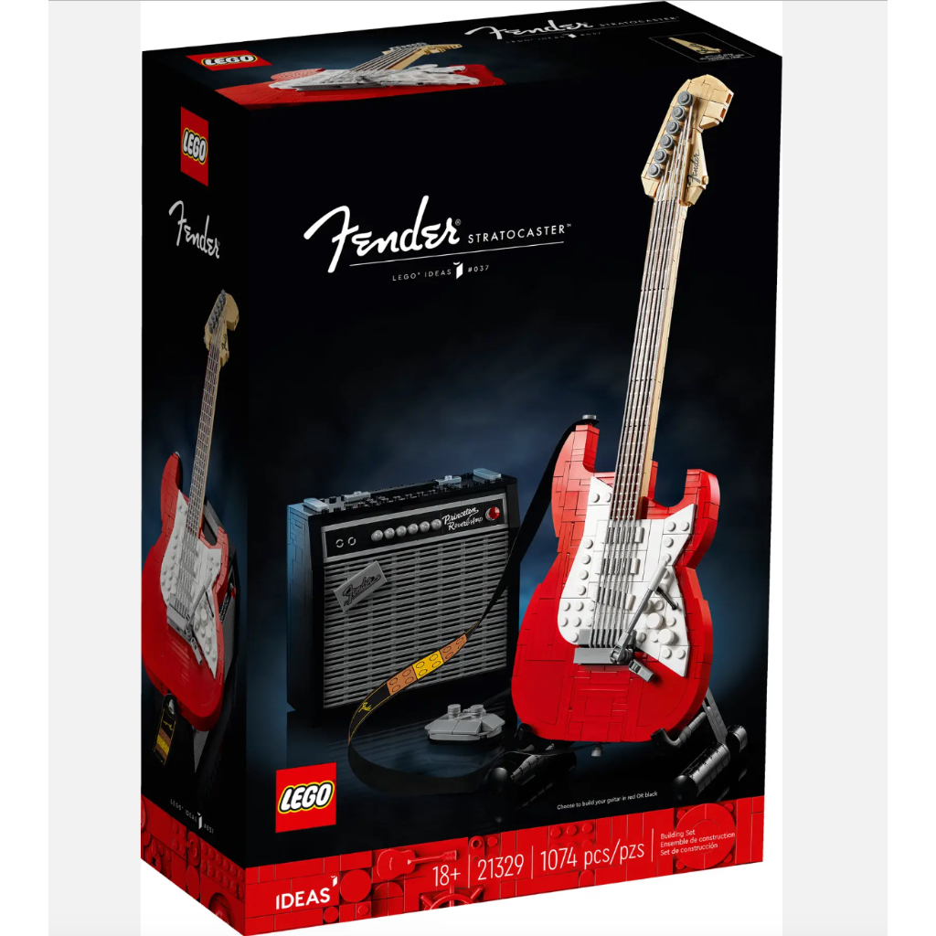 [小樂]蝦皮代開發票 LEGO 樂高 21329 電吉他 Fender Stratocaster 吉他 搖滾樂