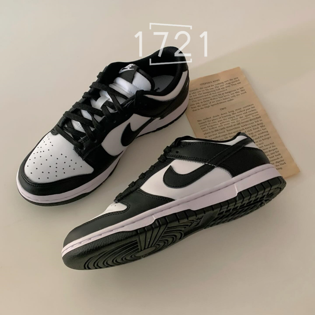 1721· NIKE DUNK LOW 黑白 熊貓 經典款 男女鞋 運動 黑白熊貓 DD1391-100