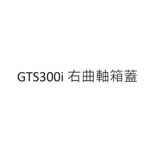 GTS300i 右曲軸箱蓋 GTS300i 右曲軸箱蓋總成 三陽正廠零件 三陽公司貨