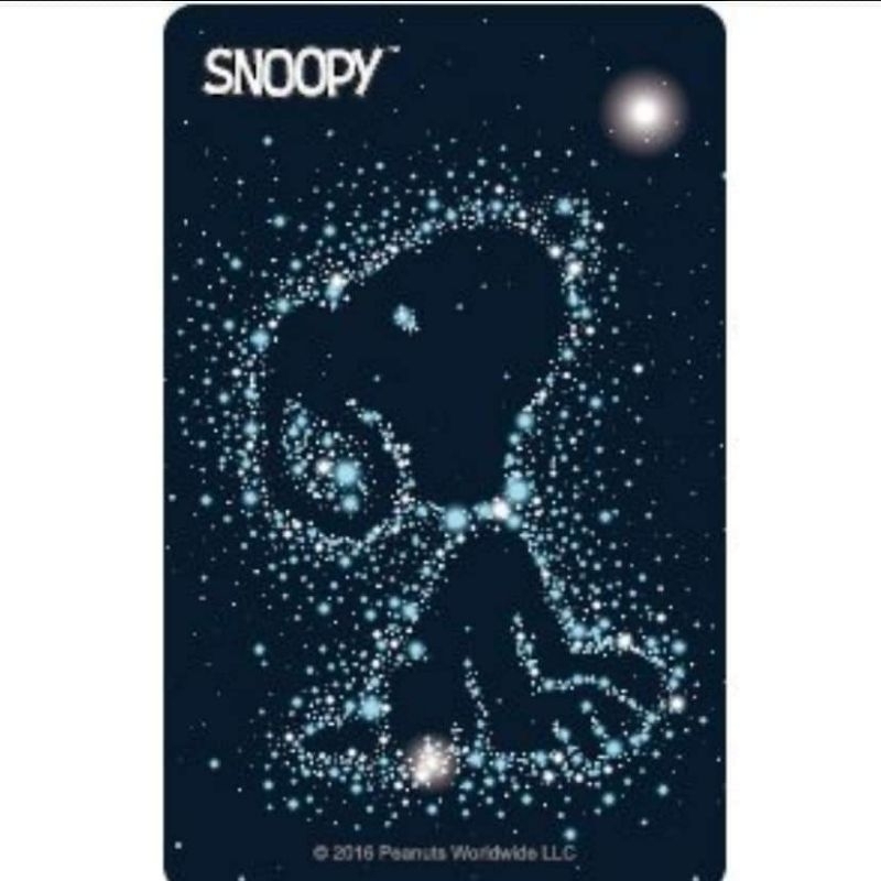 SNOOPY一卡通 星空 超美絕版品 限量絕版品 收藏快樂 快樂無價 稀有更要擁有