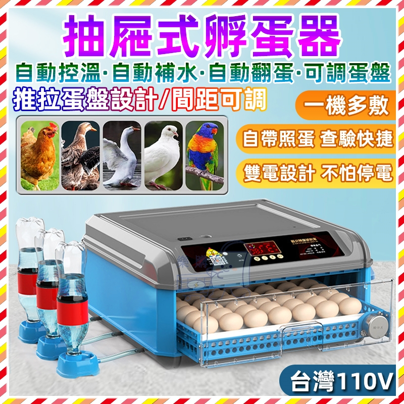 台灣24H出貨 孵蛋機 蘆丁雞 孵蛋器 孵化器 智能孵化器 家用孵化機 控溫孵化箱 孵蛋箱 小雞鴨鵝孵化箱  孵蛋保溫箱
