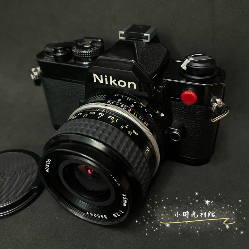 快閃特賣 黑色覺醒 Nikon FM經典黑機 可選配35mm f2.8 ai街拍美鏡