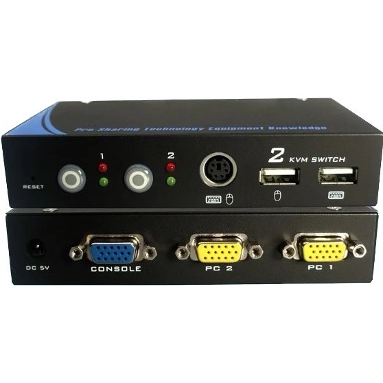 PSTEK CD-102C 2埠雙介面電腦主機切換器
