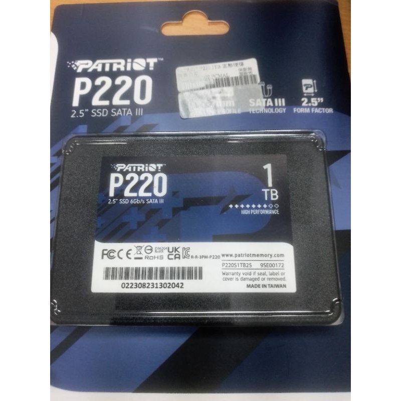 Patriot P220 SSD 1T / 2T SATA3