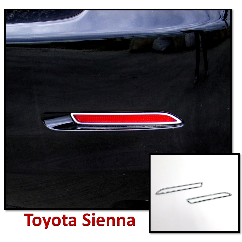 圓夢工廠 Toyota SIENNA Sienna 3代 2010~2020 鍍鉻銀 後霧燈框 後反光片框 飾貼