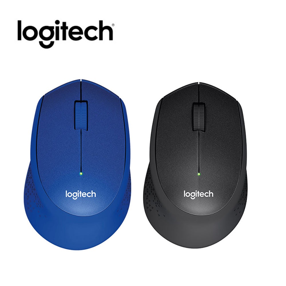 Logitech 羅技 M331 靜音 無線滑鼠 黑/藍【佳瑪】