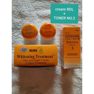 RDL 3 in 1(toner,day cream&night cream)