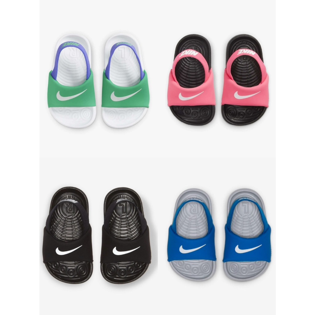 柯拔 Nike Kawa Slide TD DM0974-001粉花 001 黑 610 粉 童 拖鞋 涼鞋