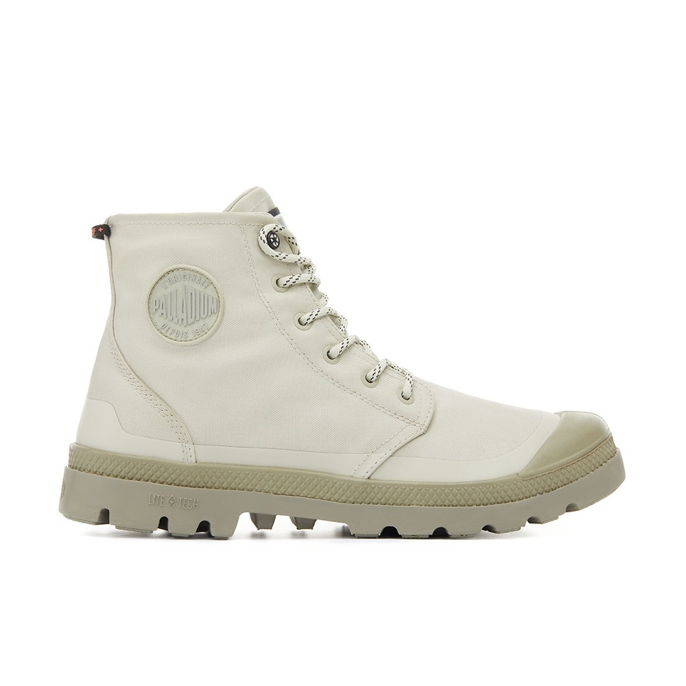 PALLADIUM PAMPA RCYCL LITE+WP+ ZIP防水科技 防水靴 橘標 中性 米白-74066103