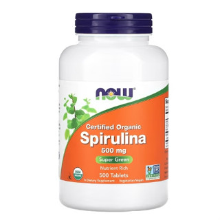 Now Spirulina 螺旋藻 藍藻 Spirulina 500毫克 500顆