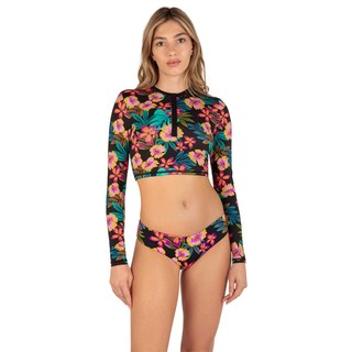 HURLEY｜女 FIJI FANTASY CROP LS RASHGUARD 防磨衣