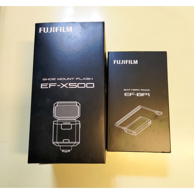 富士閃光燈EF-X500 + EF-BP1電池匣