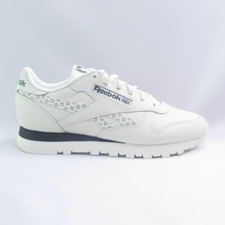 REEBOK 100074373 Classic Leather 女休閒鞋 米白x灰【iSport愛運動】