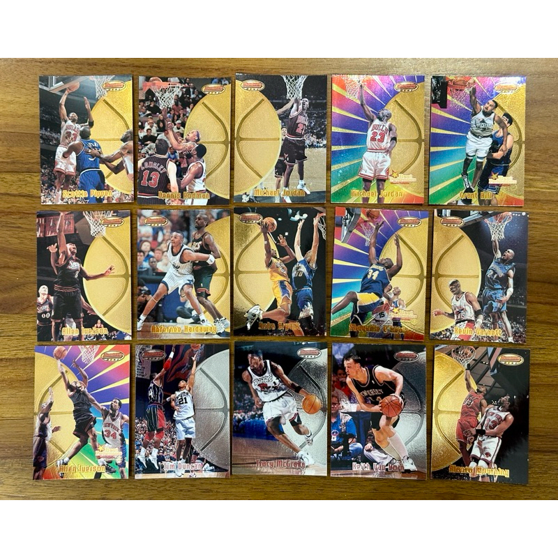 [NBA球卡] 1997 Bowman’s Best Set (125), Kobe, AI, Jordan