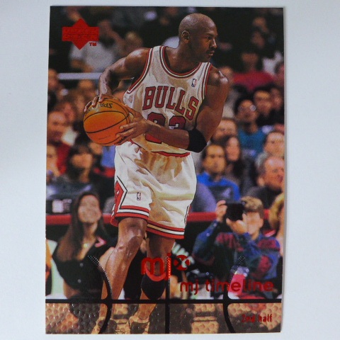 ~Michael Jordan/麥可喬丹/空中飛人/MJ黑耶穌~球皮顆粒設計 1998年UD.NBA籃球卡 #78