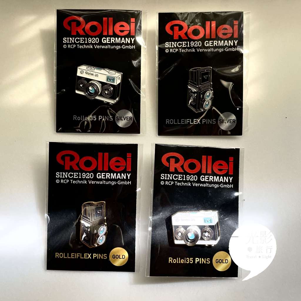 【光影旅行】Rollei 35 Rolleiflex 2.8F Camera Pin底片相機 雙眼小徽章 別針SE S彩
