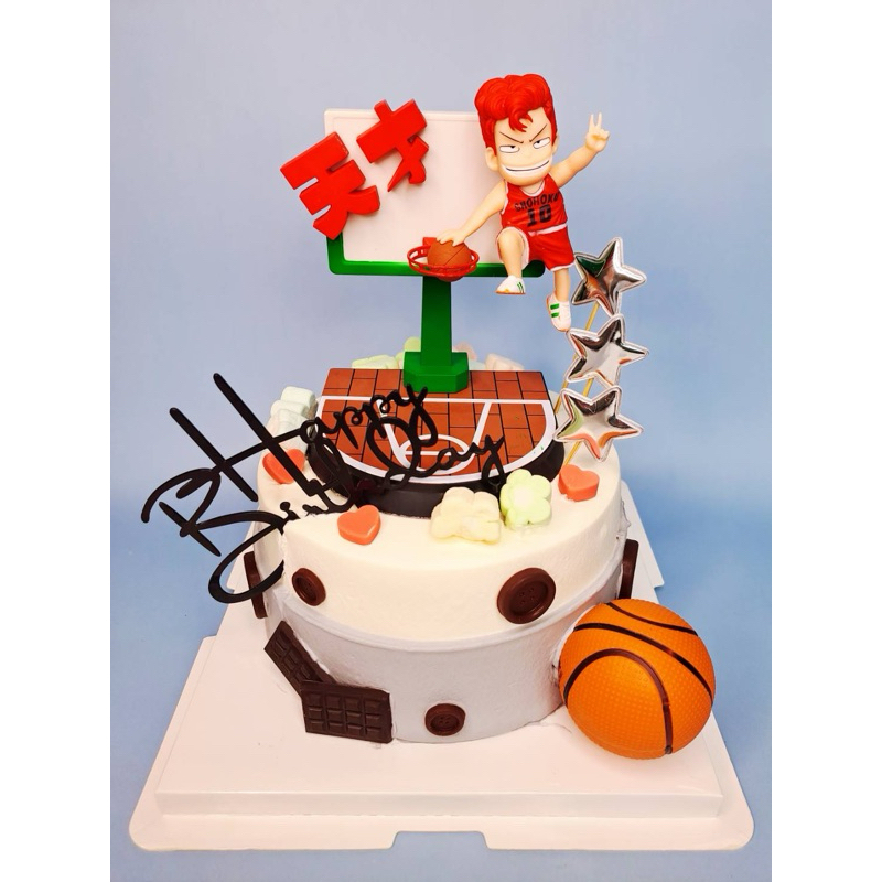 Tower Lucky塔吉｜灌籃高手蛋糕 生日蛋糕 造型蛋糕 籃球蛋糕 幼兒園生日 兒童生日 櫻木花道 柳川楓 周歲蛋糕