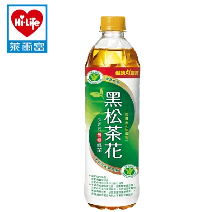 萊爾富 黑松茶花綠茶 580ml♦ 即享券