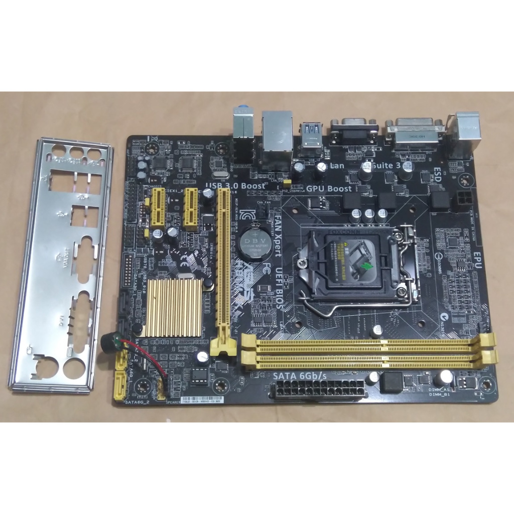 華碩 ASUS H81M-K 主機板1150/良品/附擋板