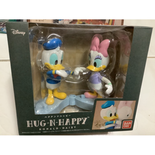 BANDAI HUG-N-HAPPY 迪士尼 擁抱和歡樂 唐老鴨＆黛西公司貨