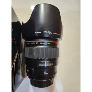 廉售 盒裝 Canon EF 35mm F1.4 L USM 大光圈超廣角自動定焦鏡 人像鏡