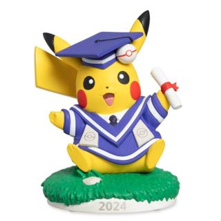 (預購)美國 Pokémon Center寶可夢中心 2024畢業皮卡丘公仔 皮卡丘 畢業